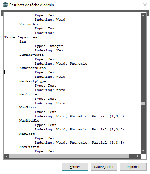 View System Indexing